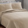 3 BERLIN STONE Quilted Bedspread Set Paisley & Berlin