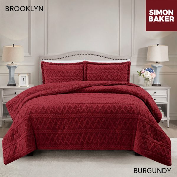 5 BURGUNDY Bedroom Comforters