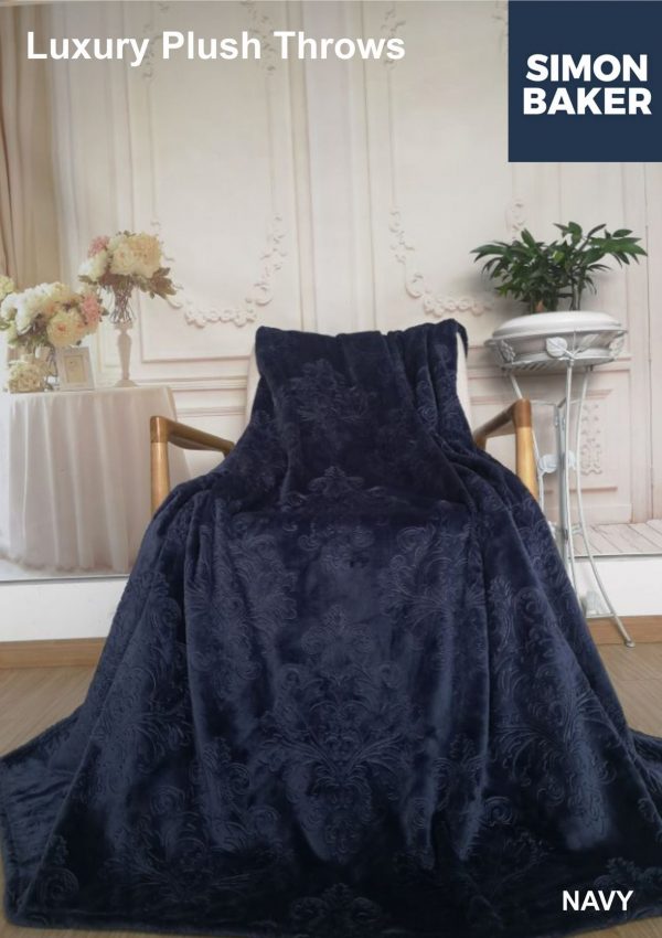 NAVY Throws & Plush Blankets