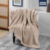 SUPER PLUSH BEIGE Throws & Plush Blankets