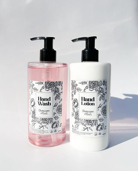 Champagne & Roses Hand Wash & Lotion Aurora Hand Wash & Lotion Combo