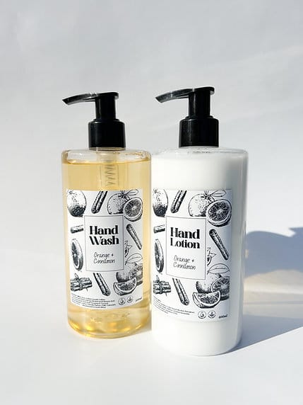 Orange & Cinnamon Hand Wash & Lotion Aurora Hand Wash & Lotion Combo