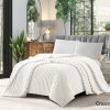 Simon Baker Cream Simon Baker Ribbed Faux Fur Blanket