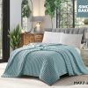 Simon Baker Marine Simon Baker Ribbed Faux Fur Blanket
