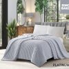 Simon Baker Platinum Simon Baker Ribbed Faux Fur Blanket