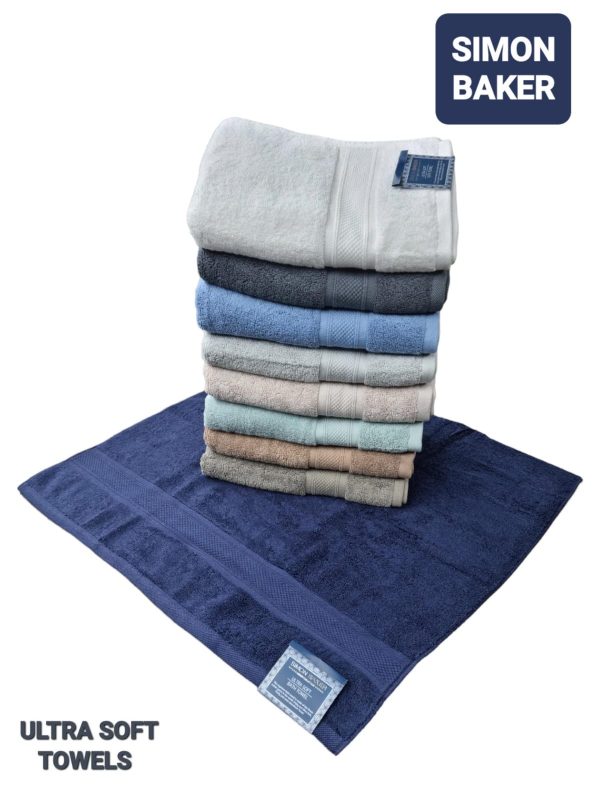 Simon Baker Ultra Soft Towels Simon Baker Greek Key Towels